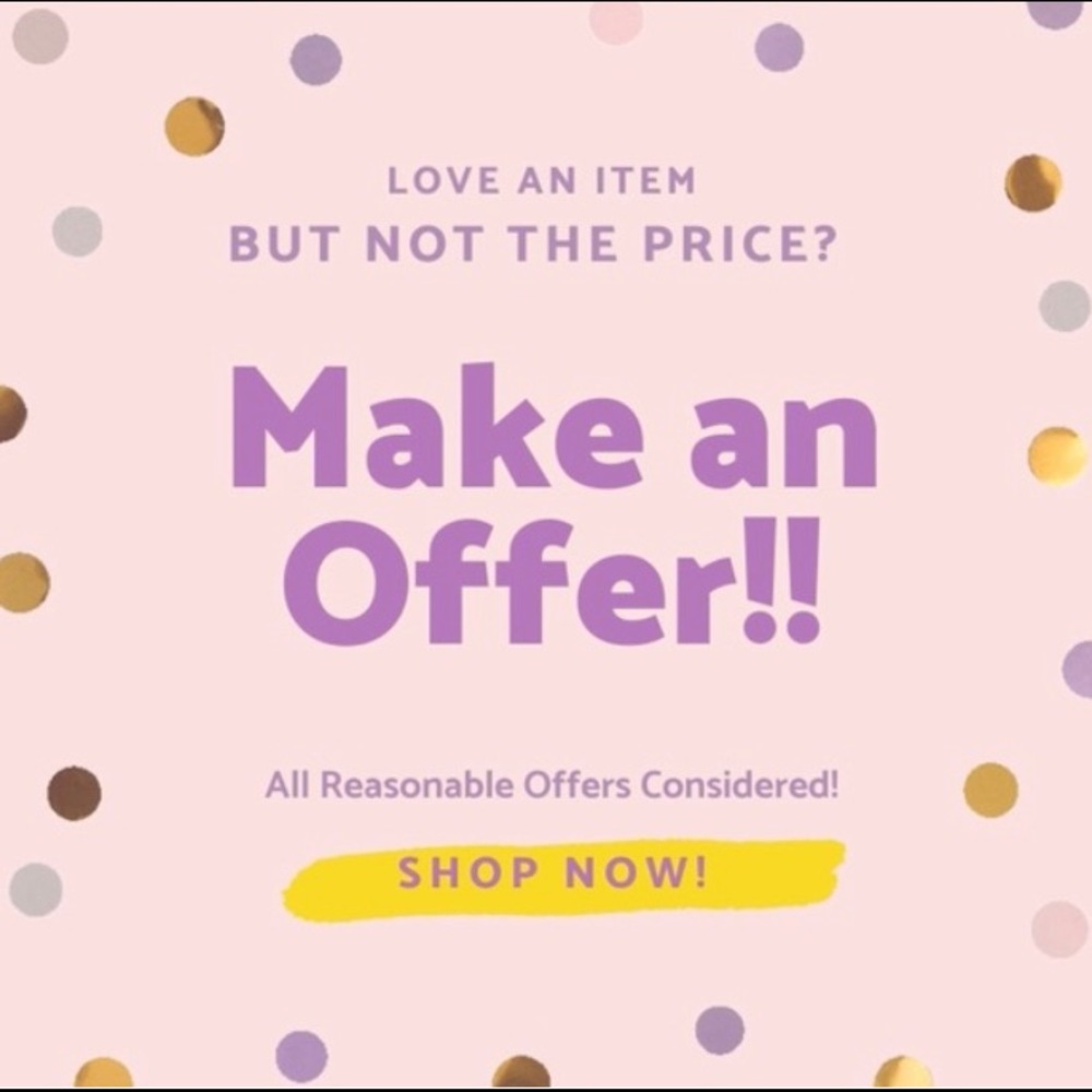 All reasonable offers accepted!